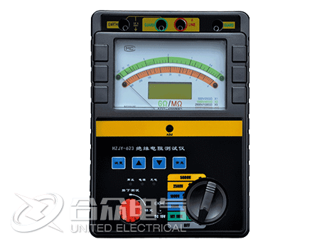 绝缘电阻测试仪 HZJY-623 智能双显
