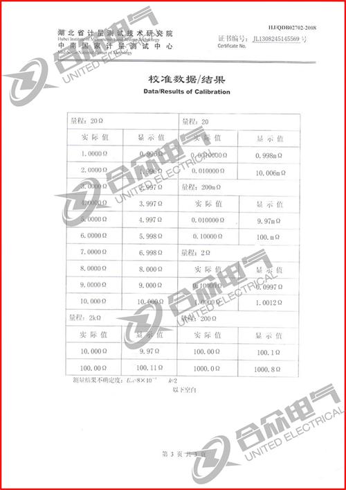 直流电阻快速测试仪，直流电阻测试仪 证书