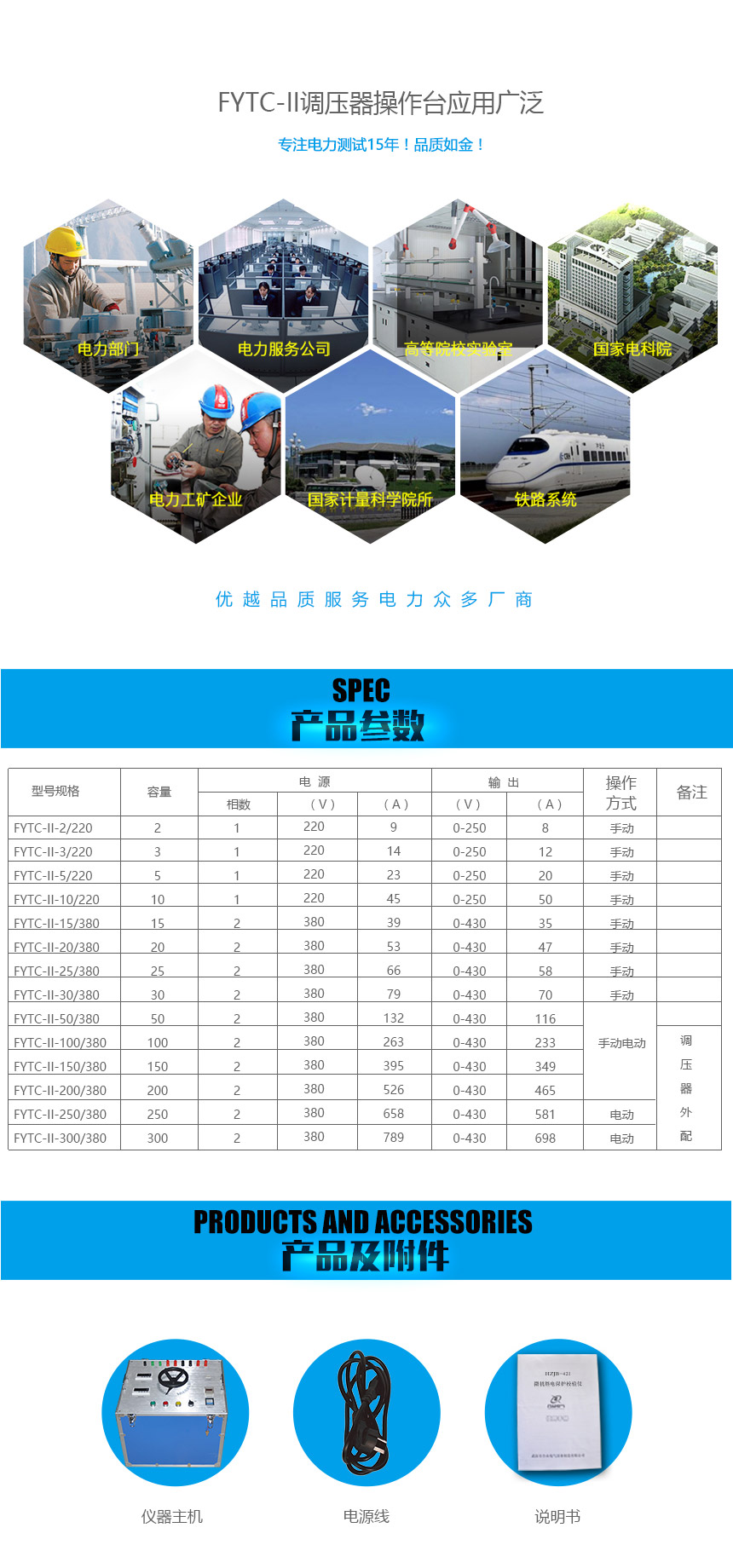 试验变压器调压器操作台