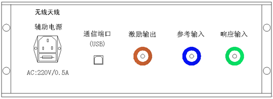 变压器绕组变形测试仪后面板图 变压器绕组变形测试仪后面板图